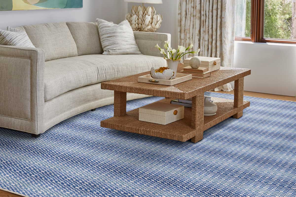 High-end designer carpet in a refined interior